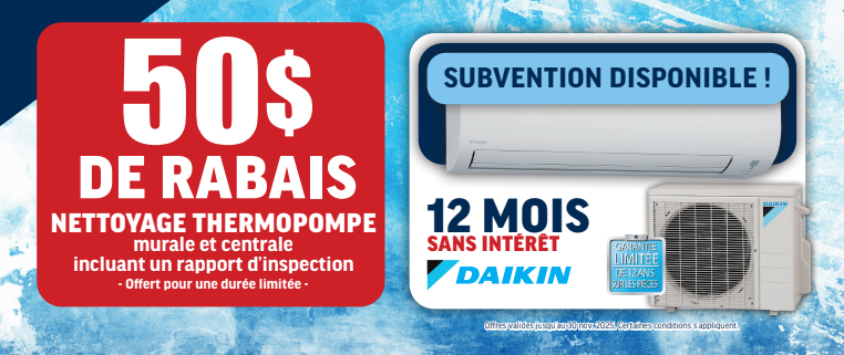 Promotions Daikin